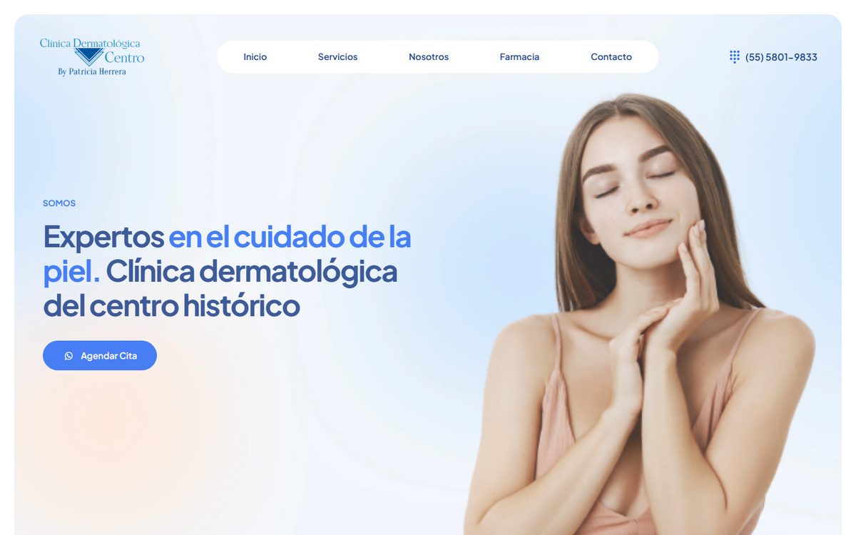 Clínica Dermatológica Centro homepage