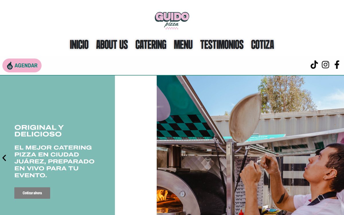 Guido Pizza homepage
