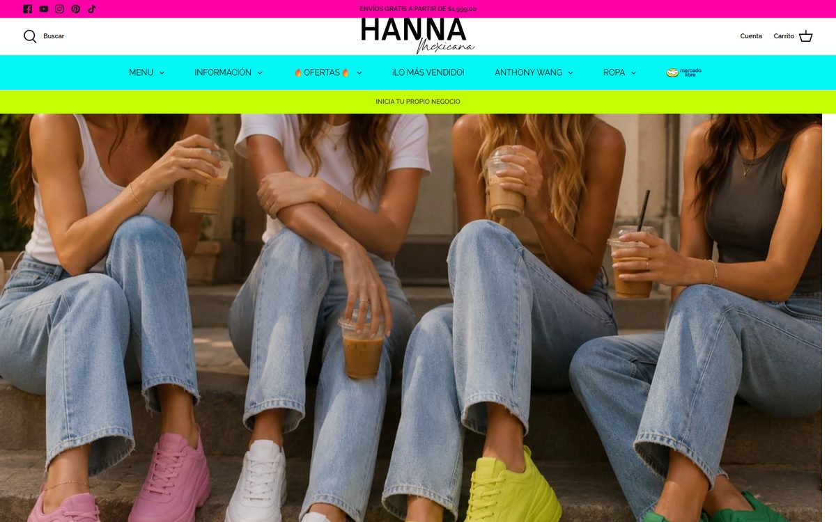 Hanna Mexicana homepage