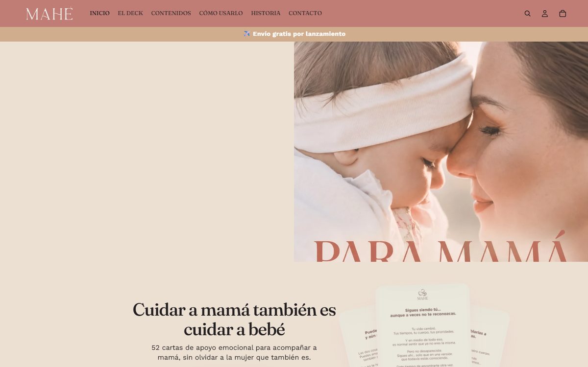 Mahe homepage