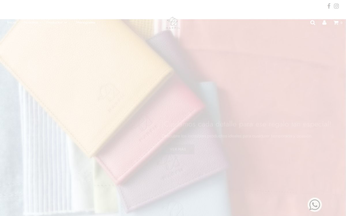 Marfil Leather homepage