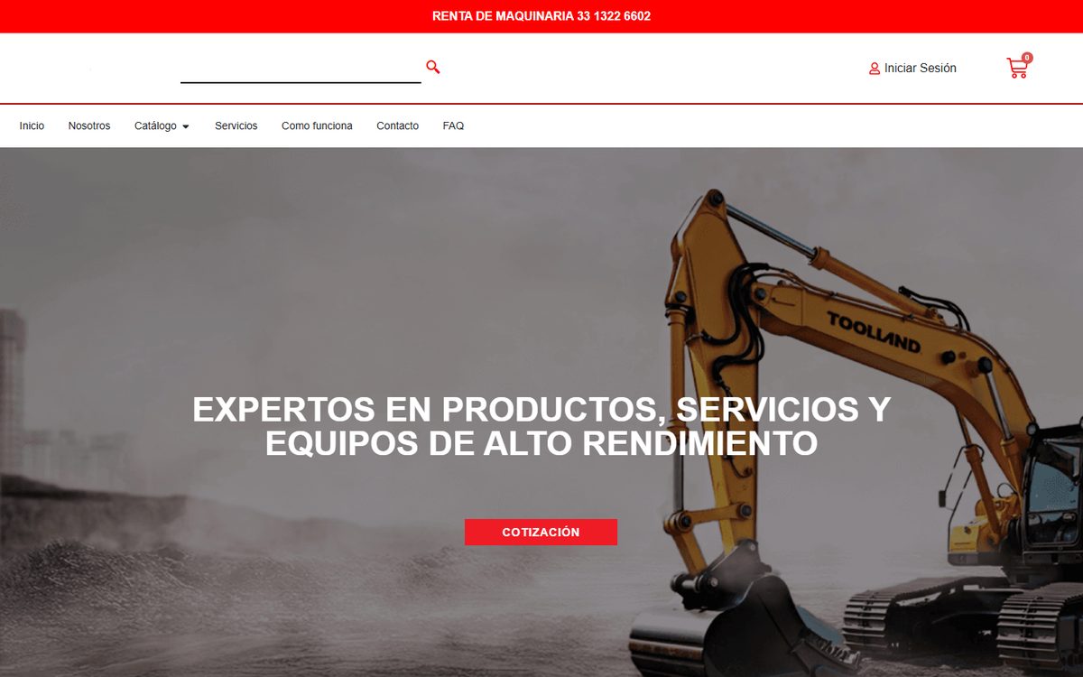 Toolland homepage