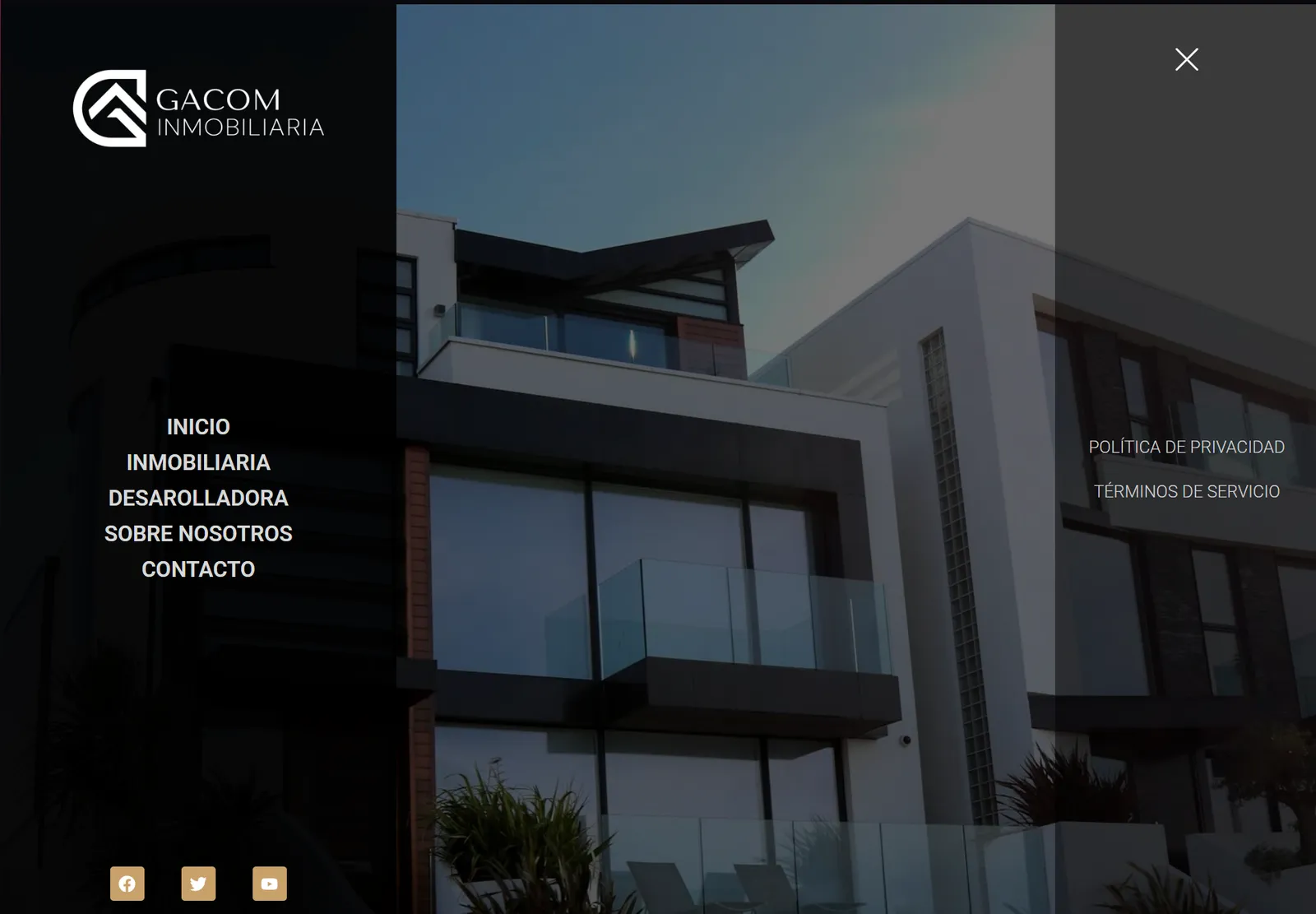New collapsible mobile menu